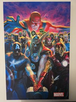 Gaming Marvel Poster With Frame