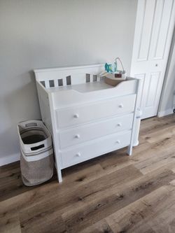 White Changing Table