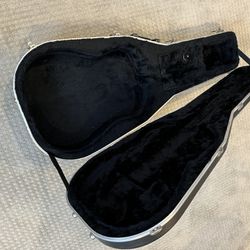 Black guitar case