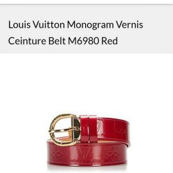 Louis Vuitton Vernis Centure Belt