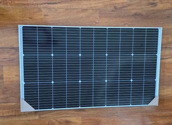 100W Solar Panel, 18V monocrystalline Solar Panel for Home Grid Layout, RV Battery Boat Caravan and Other Off-Grid Applications