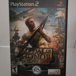 PS2 MEDAL OF HONOR RISING SUN
