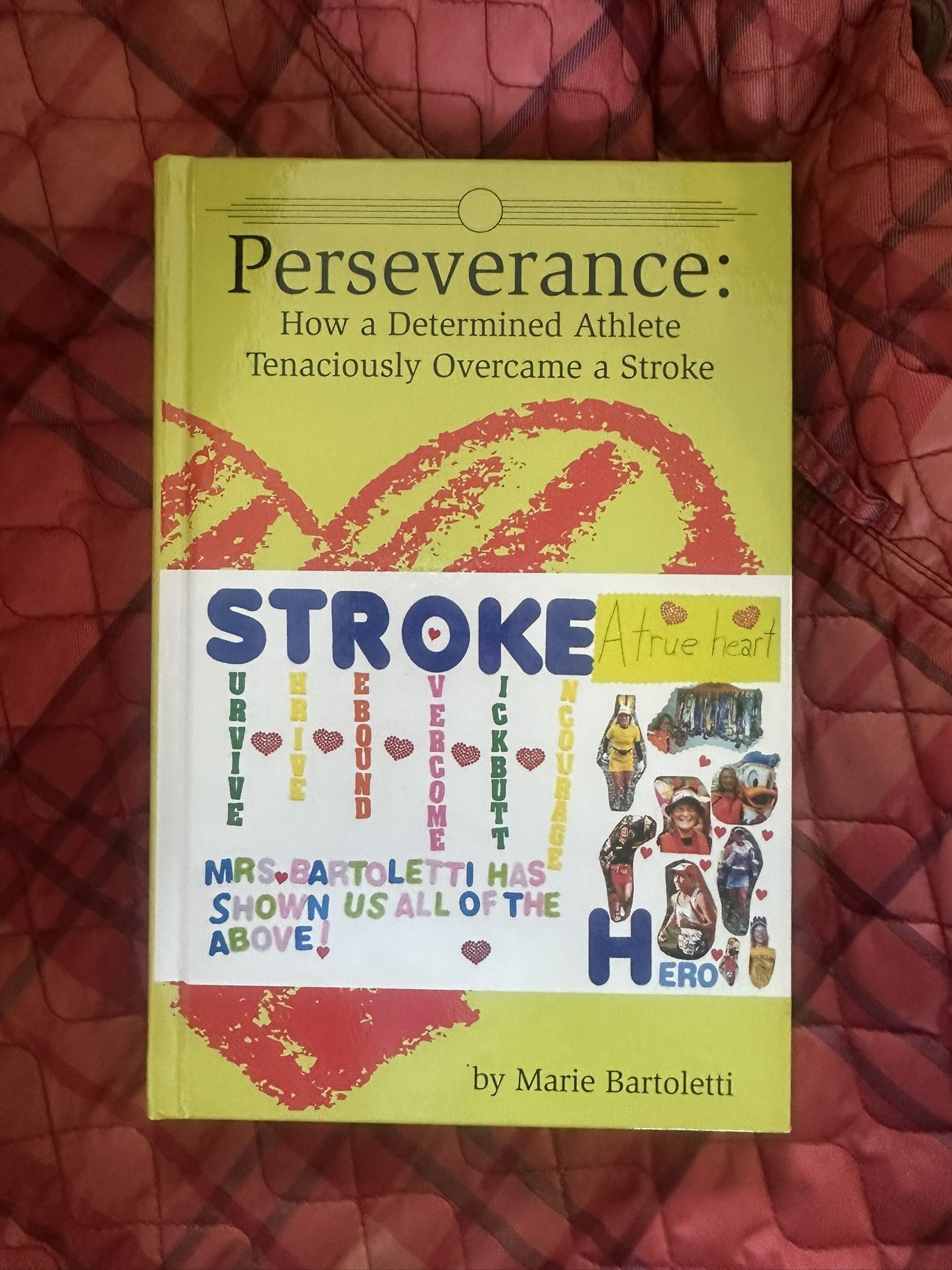 Perseverance: How a Determined Athlete…stroke by Marie Bartoletti HC, Like New!