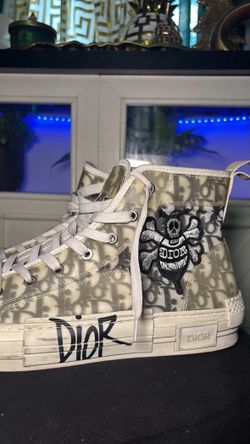 Authentic Dior B23 Oblique High-Top Sneakers Size 44