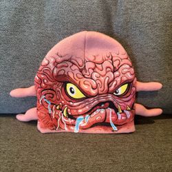 NECA TMNT Krang Beanie Stern Pinball Graphic Hat Loot Ninja Turtles Eastman