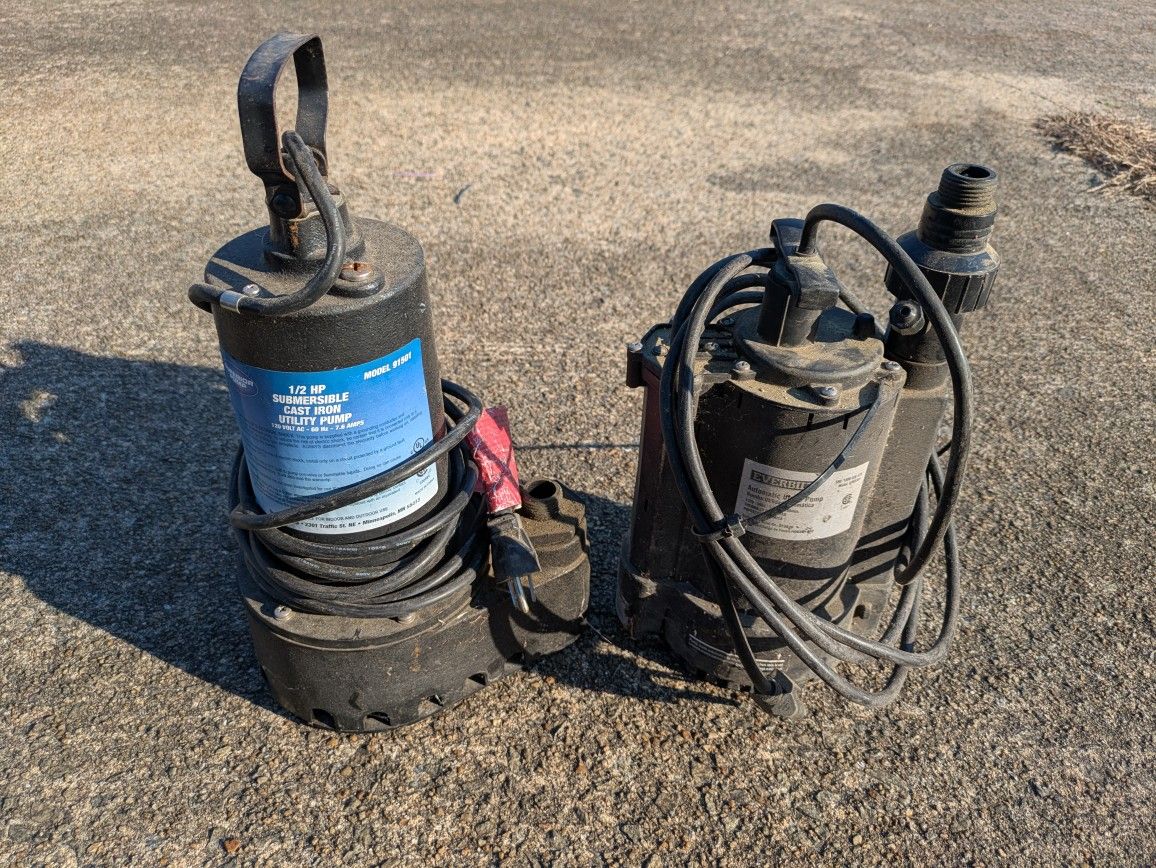 submersible water pumps