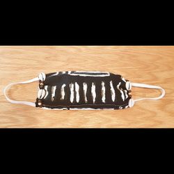 BEADED FACE MASK COOL TRIBAL PATTERN NEW
