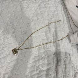 10K Gold Chain + Pendant 