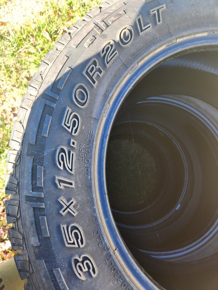 35x12.50x20 A/T USED TIRES