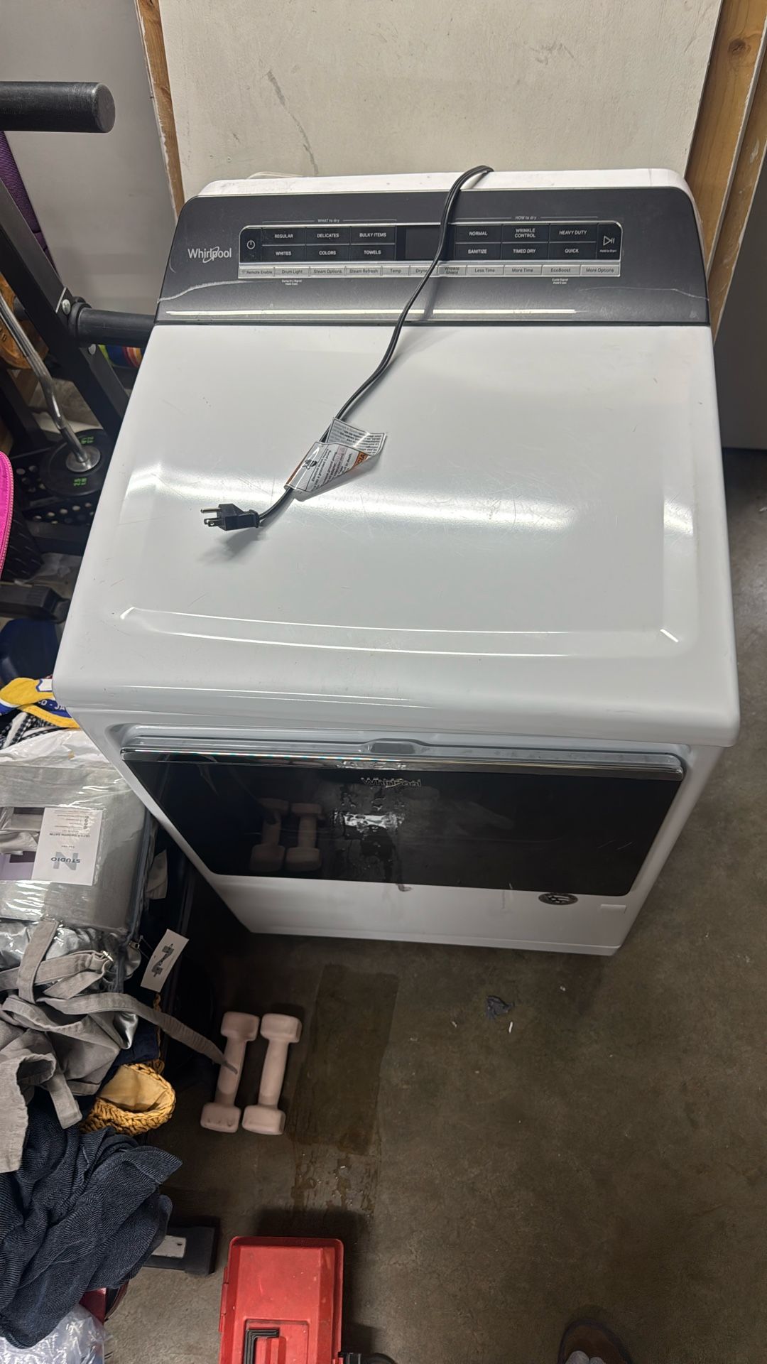 Washer and dryer