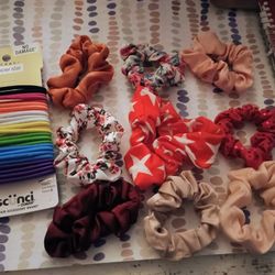 Hair Scrunchies Lot 