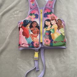 Toddler Girls Disney Princess Swim Vest