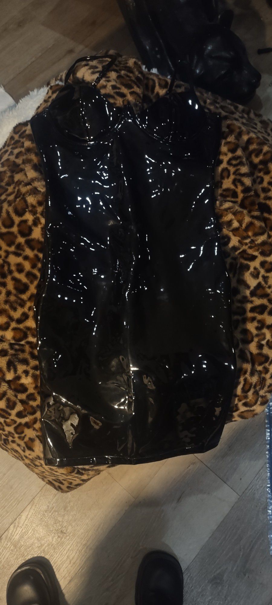 Patent  Leather Small Dress
