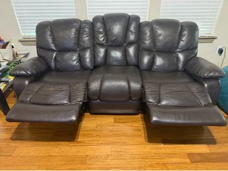 3 seater manual recliner sofa