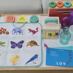 LOVEVERY The Thinker Play Kit for 19, 20, 21 Month Old Baby Toddler Montessori Toy Kit