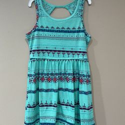 MUDD Girl’s Silky Polyester/Spandex Blend Waist on Elastic Dress, Size 7-8