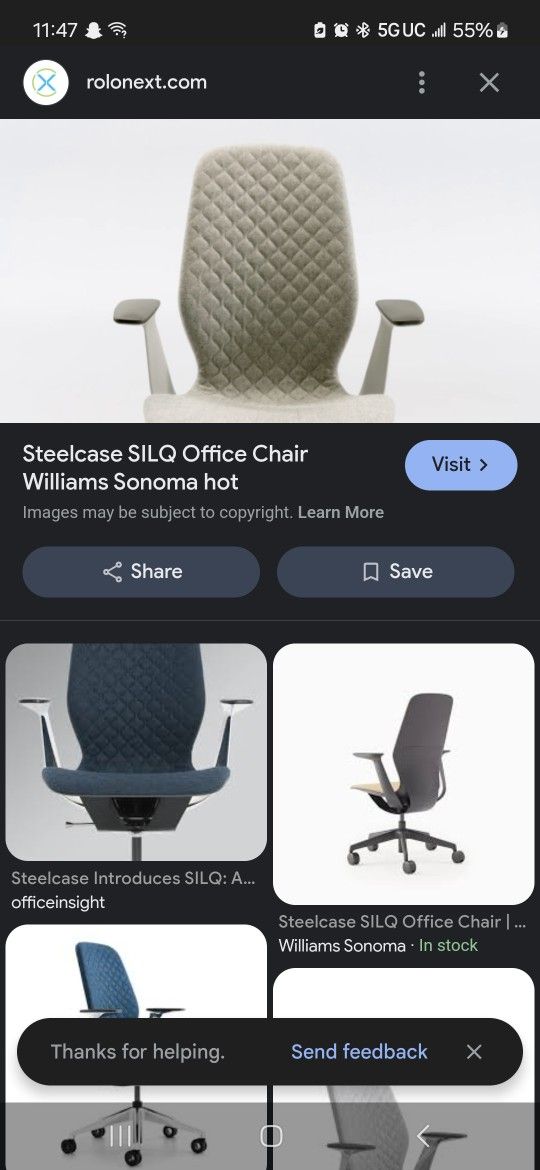 Steel case Silq Office Chairs