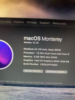 Details of Mac Pro air