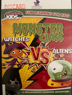LEARNING For https://offerup.com/redirect/?o=S0lEUy5Udg== MONSTER CLASS: Witches Vs. ALIENS (DVD-2023)