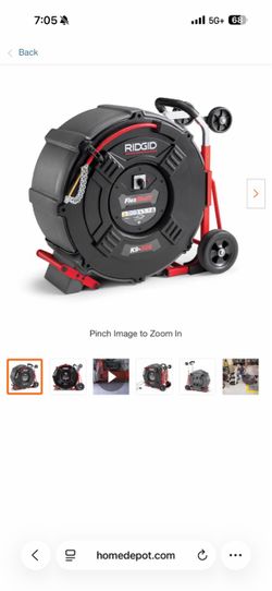 Ridgid drain cleaner