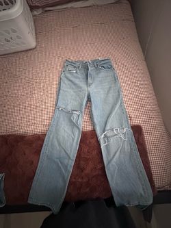 Abercrombie & Fitch 90’s straight high rise