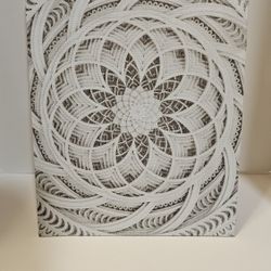 Spiral Artwork Laser Engraved