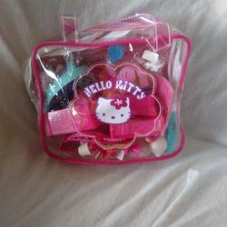 Lot Of Hello Kitty Stuff With Bag