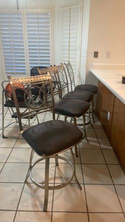 Four counter stools