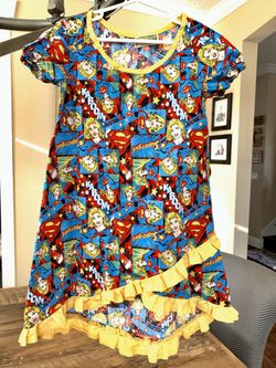 Supergirl dress can be worn as a dress or nightgown