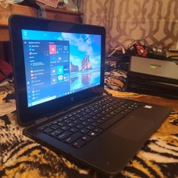 Excelente Laptop-Tableta HP Touchscreen De 11.5 Pulgadas Procesador M3  Windows 10 Con Programas 