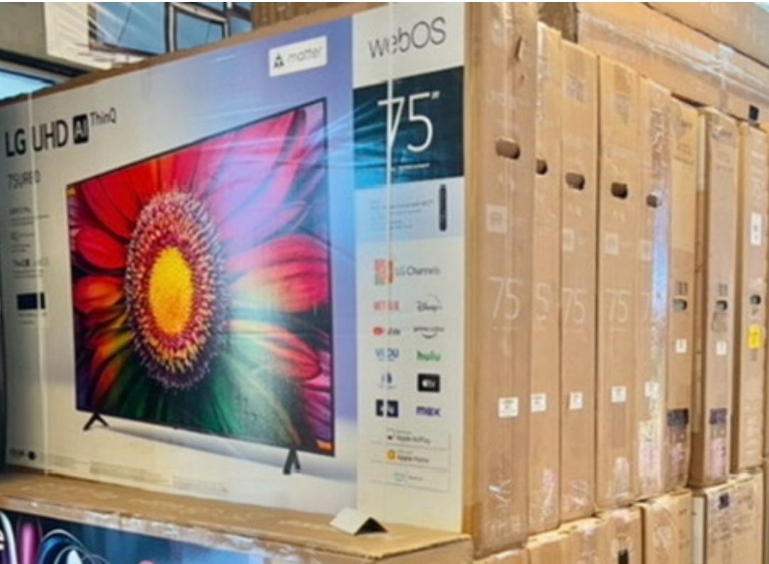 75 Lg Tv Smart 4k HDTV $55 Down On Finacing Free Delivery 6 Month Warranty.
