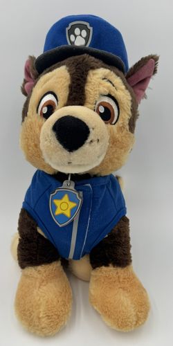 BUILD-A-BEAR Paw Patrol Nickelodeon CHASE PLUSH 14”
