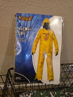 Spirit Hazmat Suit Halloween Costume Child XL