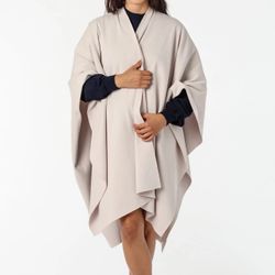 Los Angeles Apparel Heavy Cotton Rib Poncho 