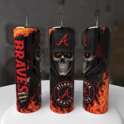 Atlanta Braves Baseball Tumbler