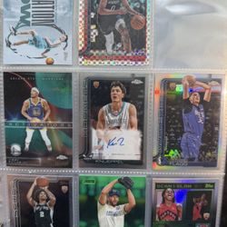 Nba Topps Lot Kon Signed Refractor Flag More