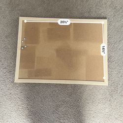 FREE Cork Board (20.5” x 14.5”)