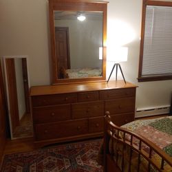 Dresser With Mirror Solid Wood