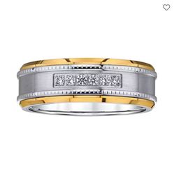 Men’s Diamond Wedding Ring Band