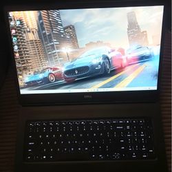 17.3" Dell Precision Intel 5.1GHz CPU 32GB RAM 1.5TB M.2 SSD Webcam Nvidia RTX 8GB GDDR6 Graphics Windows 11 Professional 