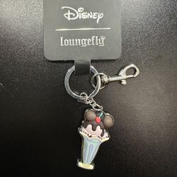 Disney Loungefly Ice Cream Sundae Keychain