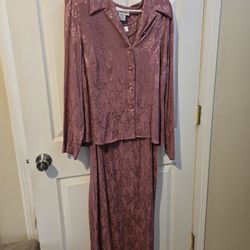 Chadwick's Mauve/Pink Two Piece Dress