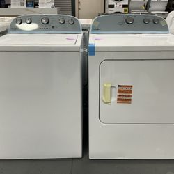 Whirlpool 3.5 cu. ft. Washer w/Agitator & Deep Water Wash 7.0 cu. ft. Electric Dryer w/AutoDry™