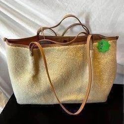 Large Purse/ tote bag 💥new💥 Beige / cream color 