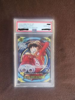 2024 ONE PIECE TCG JP

MONKEY D. LUFFY

PCC-ONE PIECE DAY'24 PSA GEM MINT 10