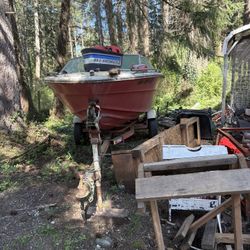 1971 Runabout 17 Foot Boat 