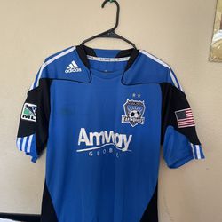 Soccer Blank Earthquake Jersey Size Extra Large 