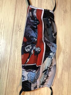 Walking dead adult face mask