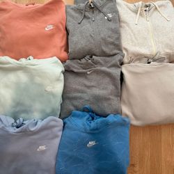 8 Nike Brand Sweatshirts