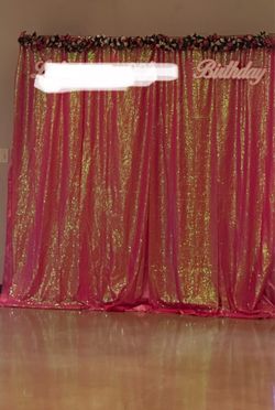 Pink sparkle backdrop